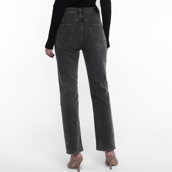 NEW GOLDSIGN HIGH-WAISTED STRAIGHT LEG JEANS - Picture 5 of 7